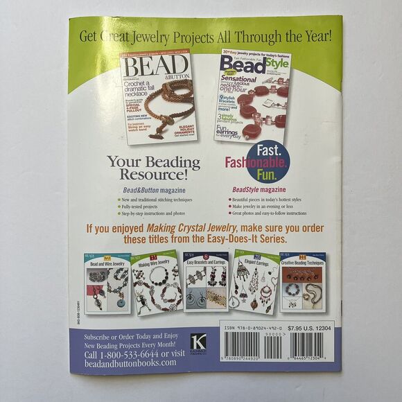 Making Crystal Jewelry The Basics of Bead Stringing Fun Fashion Jewelry Set of 3 - Picture 6 of 12